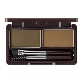 THE SAEM Пудра для бровей 02 Eco Soul Eyebrow Kit 02 Gray Brown 2*2.5гр