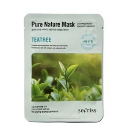 ANSKIN Secriss Маска тканевая Secriss Pure Nature Mask Pack- Teatree 25мл