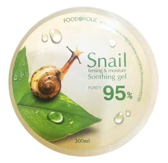 FOODAHOLIC Гель для тела успокаивающий с улиткой FOODAHOLIC Snail Soothing Gel 95% (300ml)