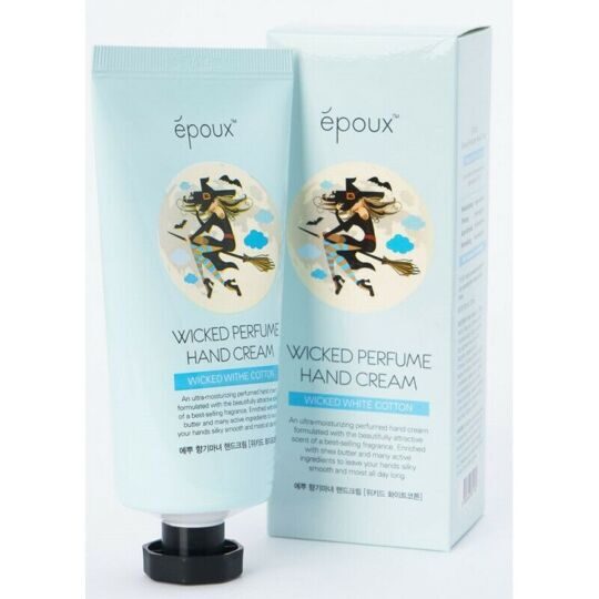 FOODAHOLIC Крем для рук с экстрактом хлопка  EPOUX Wicked Perfume Hand Cream White cotton