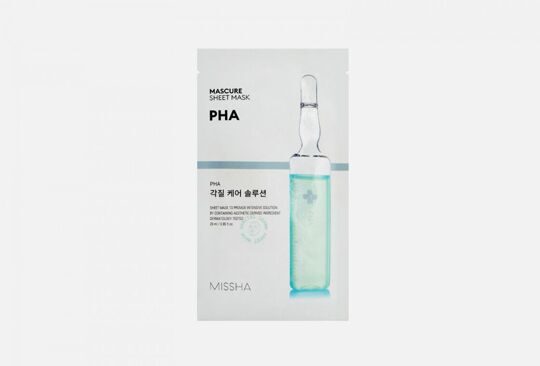 MISSHA MASCURE Маска для лица MASCURE PEELING SOLUTION SHEET MASK PHA 28мл