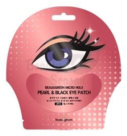 BEAUUGREEN Маска-патч Beauugreen Micro Hole Pearl & Black Eye Patch