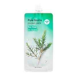 MISSHA PS Маска для лица ночная PURE SOURCE POCKET PACK TEA TREE 10мл