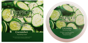 Deoproce NATURAL SKIN Крем для лица и тела на основе экстракта огурца DEOPROCE NATURAL SKIN CUCUMBER NOURISHING CREAM