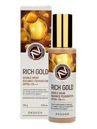 ENOUGH  Основа тональная с золотом Premium Rich Gold Double Wear Radiance Foundation #23 100ml